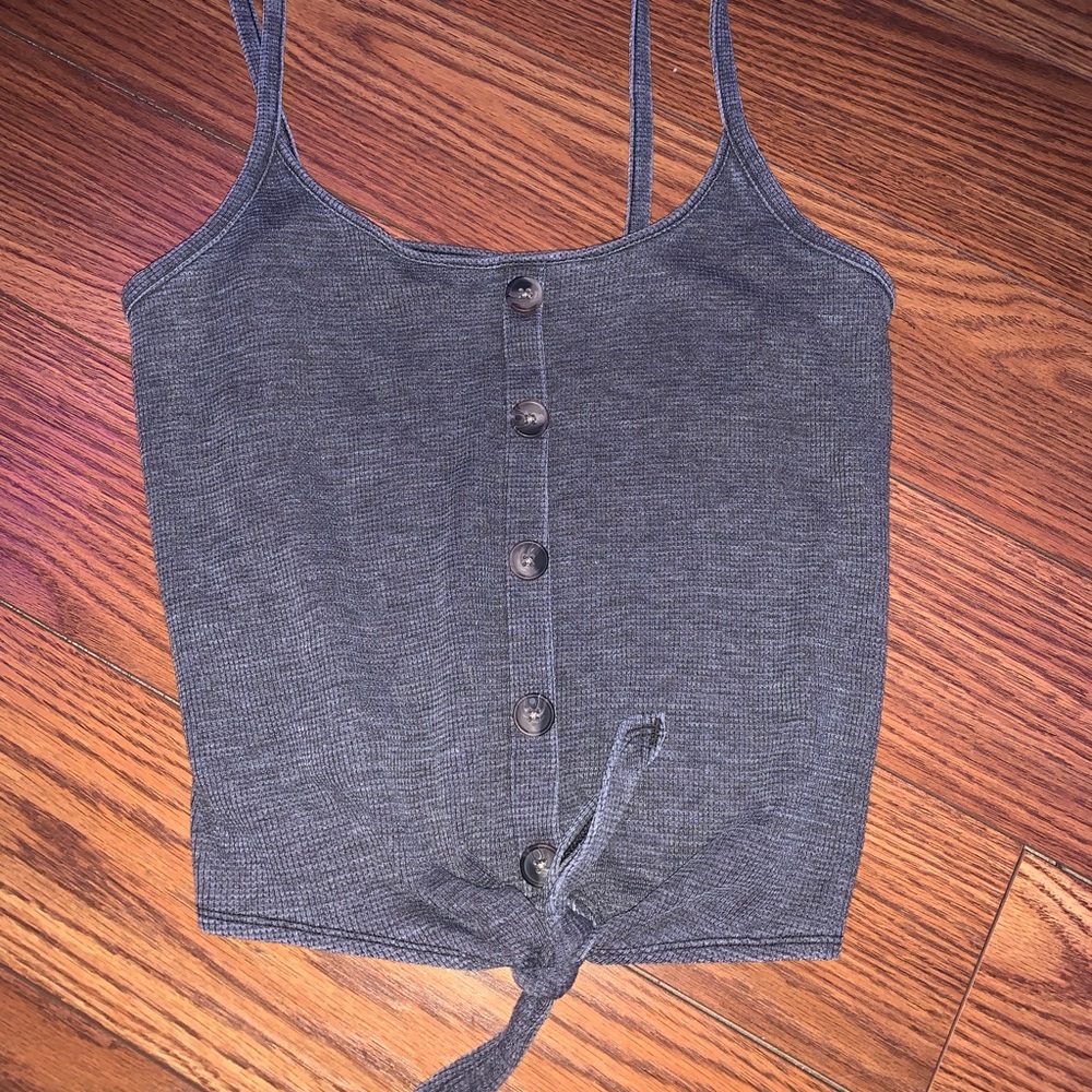 Grey american eagle tank top